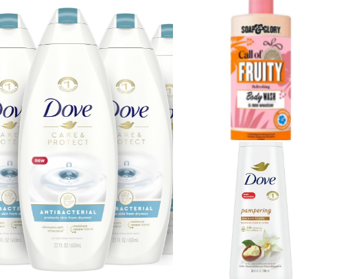Favourite Body Washes cover photo collage