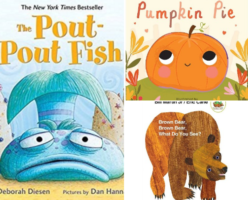 My fav board books for toddlers 👧📖 cover photo collage