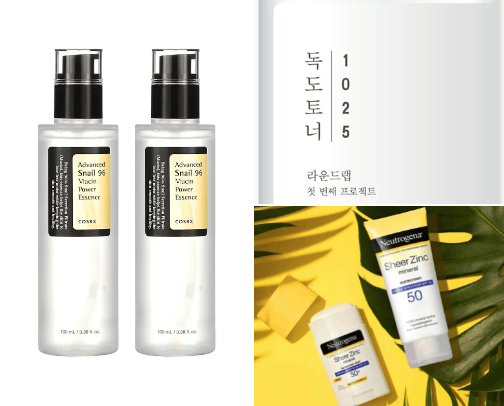skincare must-haves cover photo collage