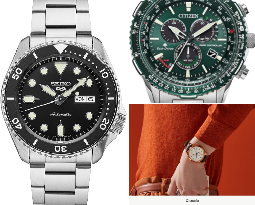 luxury watches cover photo collage