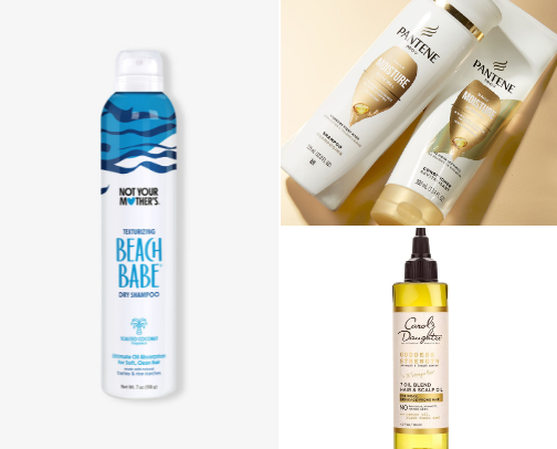 My Favorite Hair Care Products for Healthy, Shiny Hair cover photo collage