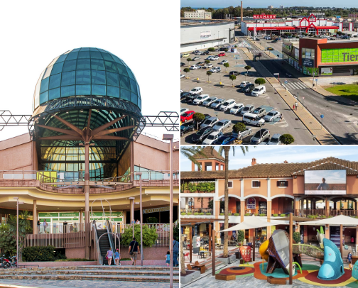Shopping Center arround andalucia cover photo collage