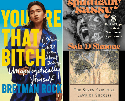 Personal & Spiritual Development Reading List cover photo collage