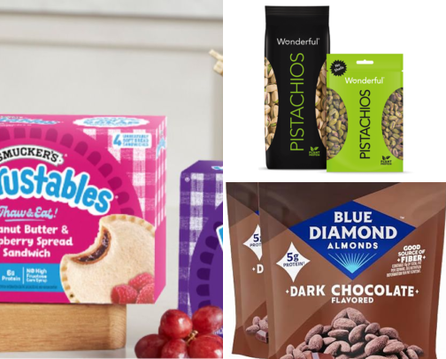 Snacks for Flights and Trips cover photo collage
