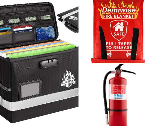 Fire Safety Essentials – Protect Your Home & Family cover photo collage