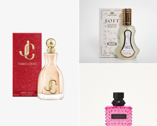 Boss and Boujee perfumes ✨ cover photo collage