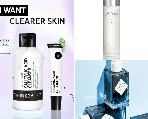 5 SEPHORA MUST HAVES FOR CLEAR SKIN✨ cover photo collage