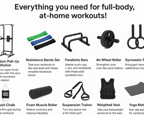 💪My Calisthenics Starter Items cover photo collage