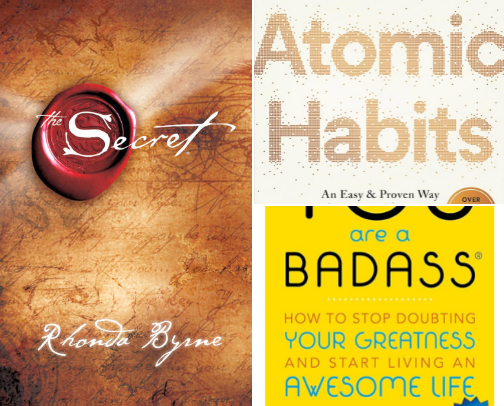 My Ultimate List of Life-Changing Books 👇 cover photo collage