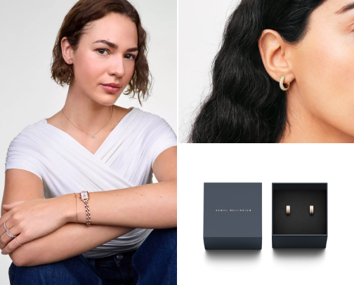 Timeless Daniel Wellington Earring cover photo collage