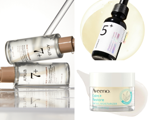 an acne-prone, oily girl’s skin care faves cover photo collage