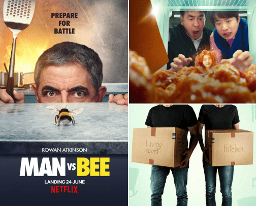 Netflix recommendations cover photo collage