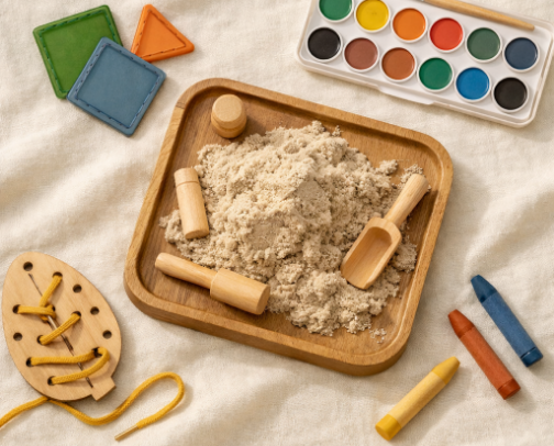 Activities that actually help busy little ones slow down at home cover photo collage