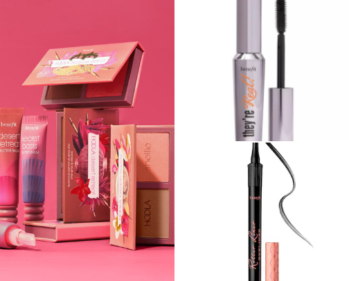 Benefit Cosmetics Must Haves cover photo collage