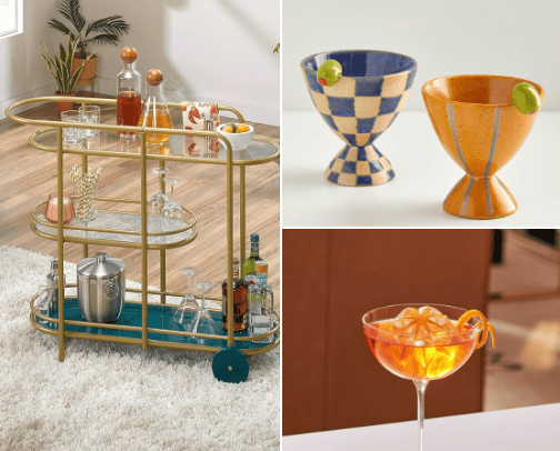 Bar Cart Essentials cover photo collage
