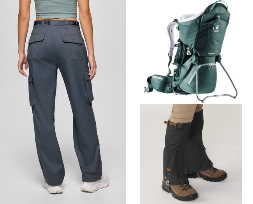 Hiking & Outdoor Gear for Kids and Families cover photo collage