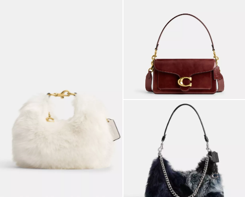 Coach Chef's kiss bags cover photo collage