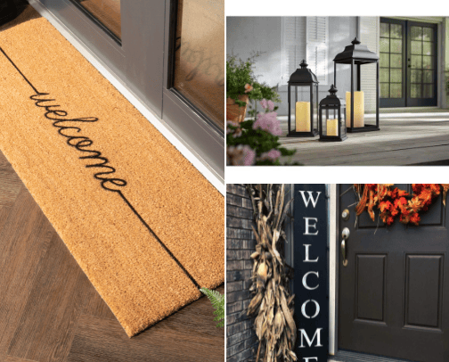 Front porch decor cover photo collage