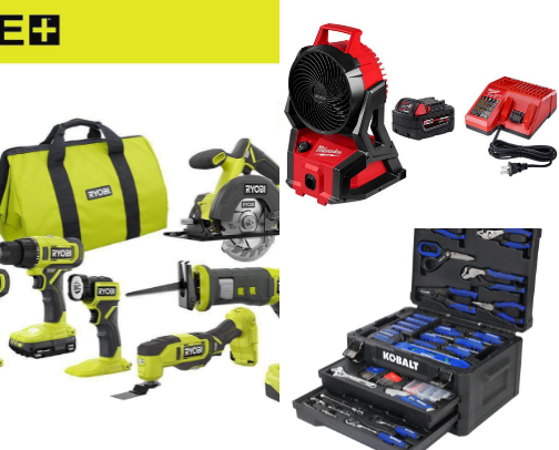 Essential tools for around the home or in case of emergency. cover photo collage