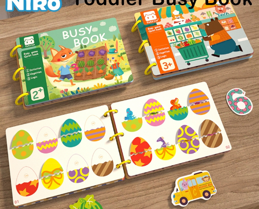 Make your Child Busy with this Busy Books cover photo collage