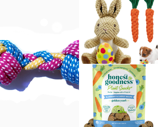 Easter Dog Toys 🐣 cover photo collage