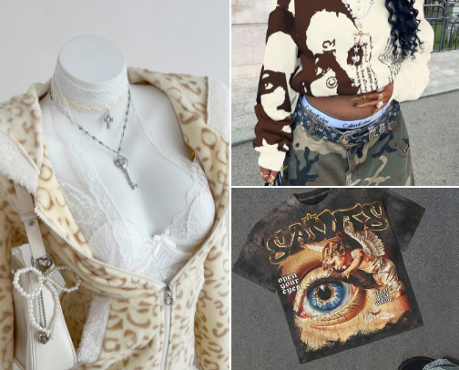 Clothes & materials I love to wear cover photo collage