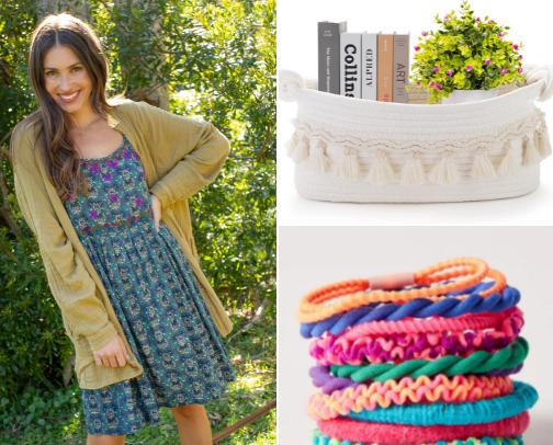The Wildflower Wardrobe: Lace, linen, and layers for sun-drenched days: Acessories and more: boho style cover photo collage