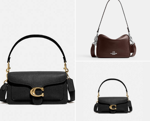 Coach bag recomendation cover photo collage