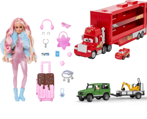 Toys & stuffed animals / Leksaker & gosedjur cover photo collage