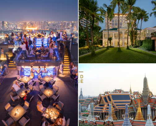 Explore Bangkok: Hidden Gems, Rooftops & Riverside Stays 🌆 cover photo collage