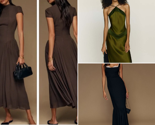 Fall Wedding Guest Outfit cover photo collage