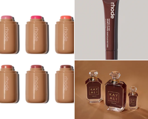 Current beauty faves cover photo collage