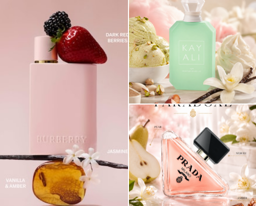 Perfumes I’d Recommend Again ✨ cover photo collage