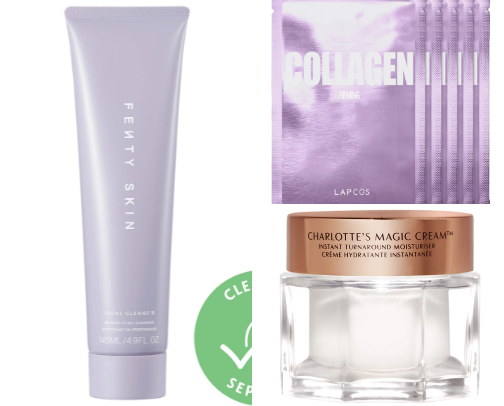 Skin Care (Morning & Night Routine) cover photo collage