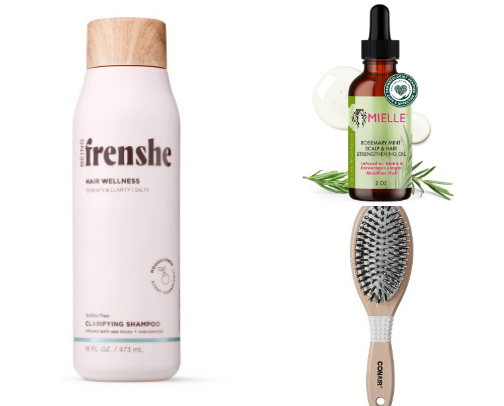 Hair Wash Day Holy Grail Products for clean soft hair cover photo collage