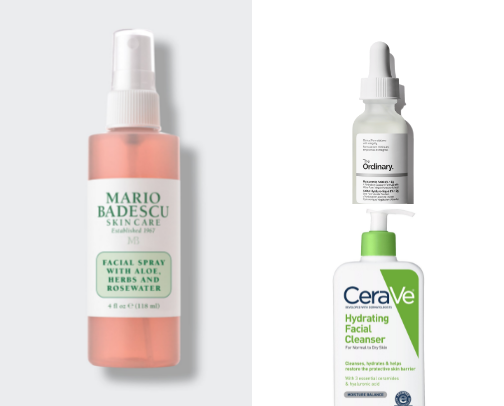 Everyday skin care routine 💕 cover photo collage