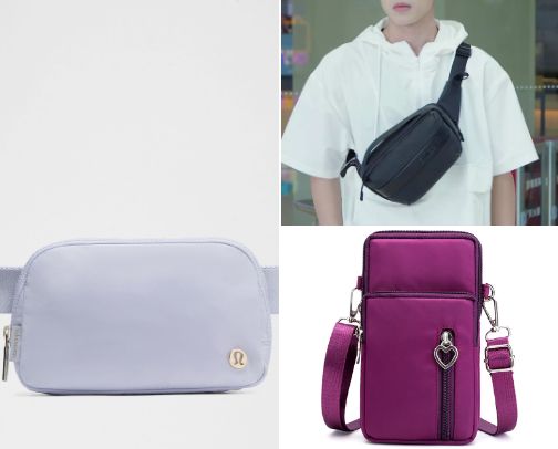 crossbody bag cover photo collage