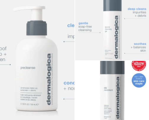 Sensitive Skin Care Routine cover photo collage