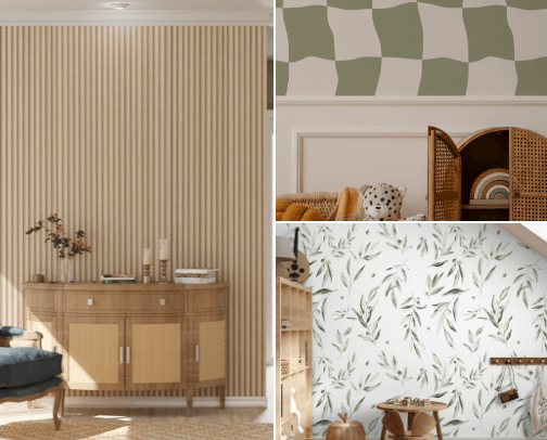 Apartment Friendly Wallpaper cover photo collage