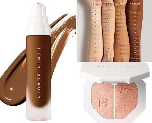 My complete guide to a full face of Fenty Beauty cover photo collage