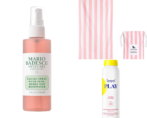 Summer pool day essentials cover photo collage