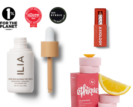 Sustainable Beauty Favorites cover photo collage