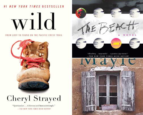 My favourite Adventure Novels  recs✈️🌍 cover photo collage