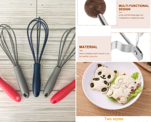 Cute Kitchen Tools cover photo collage