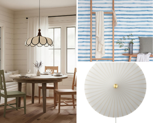 romantic interiors (on a budget) cover photo collage