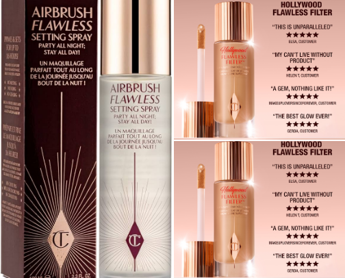 Charlotte Tilbury 🤩 cover photo collage