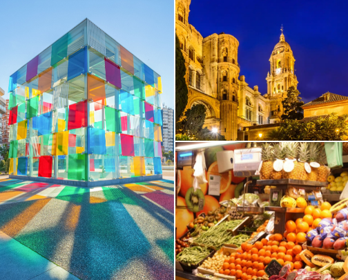 🌴 Málaga Unlocked: Sun, Culture & Andalusian Magic cover photo collage