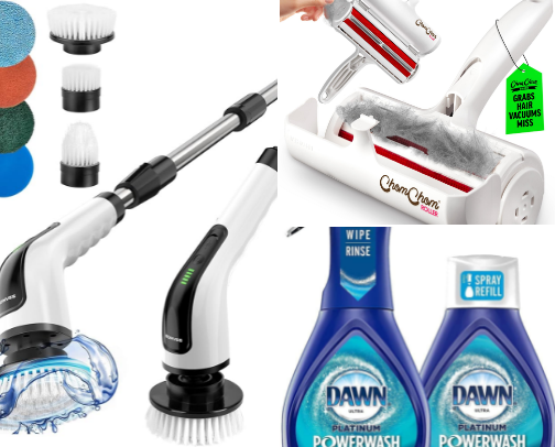 Lazy Girl Cleaning and Household Maintenance cover photo collage