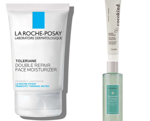 30’s skin care products 🧴 cover photo collage