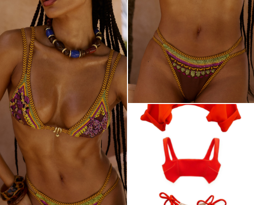 Swimwear cover photo collage